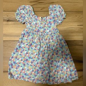 Cotton On Kids - Blue Floral Dress Size 6